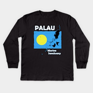 Palau Marine Sanctuary Kids Long Sleeve T-Shirt